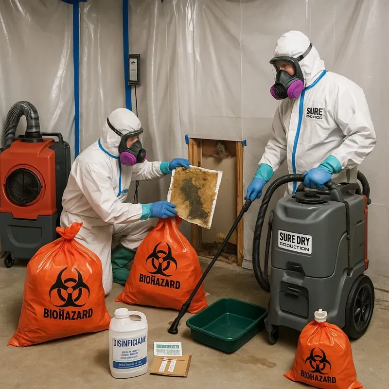 Contaminated Water Handling Protocols process in Parcelas La Milagrosa, PR